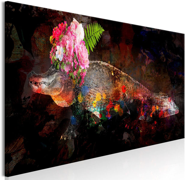 Abstract Stretched Canvas Art - Spinster Narrow-Tiptophomedecor