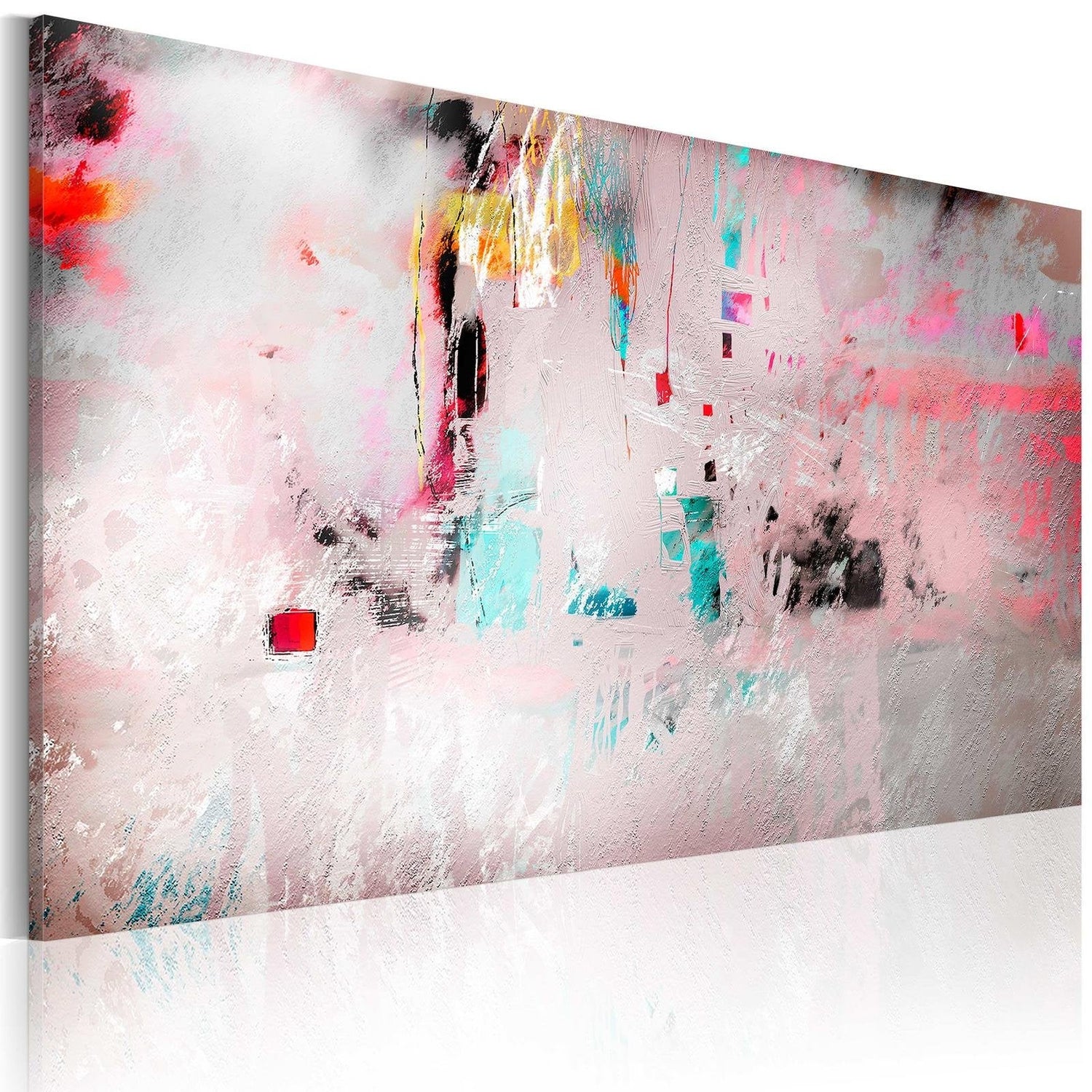 Abstract Stretched Canvas Art - Spontaneity - Abstraction-Tiptophomedecor