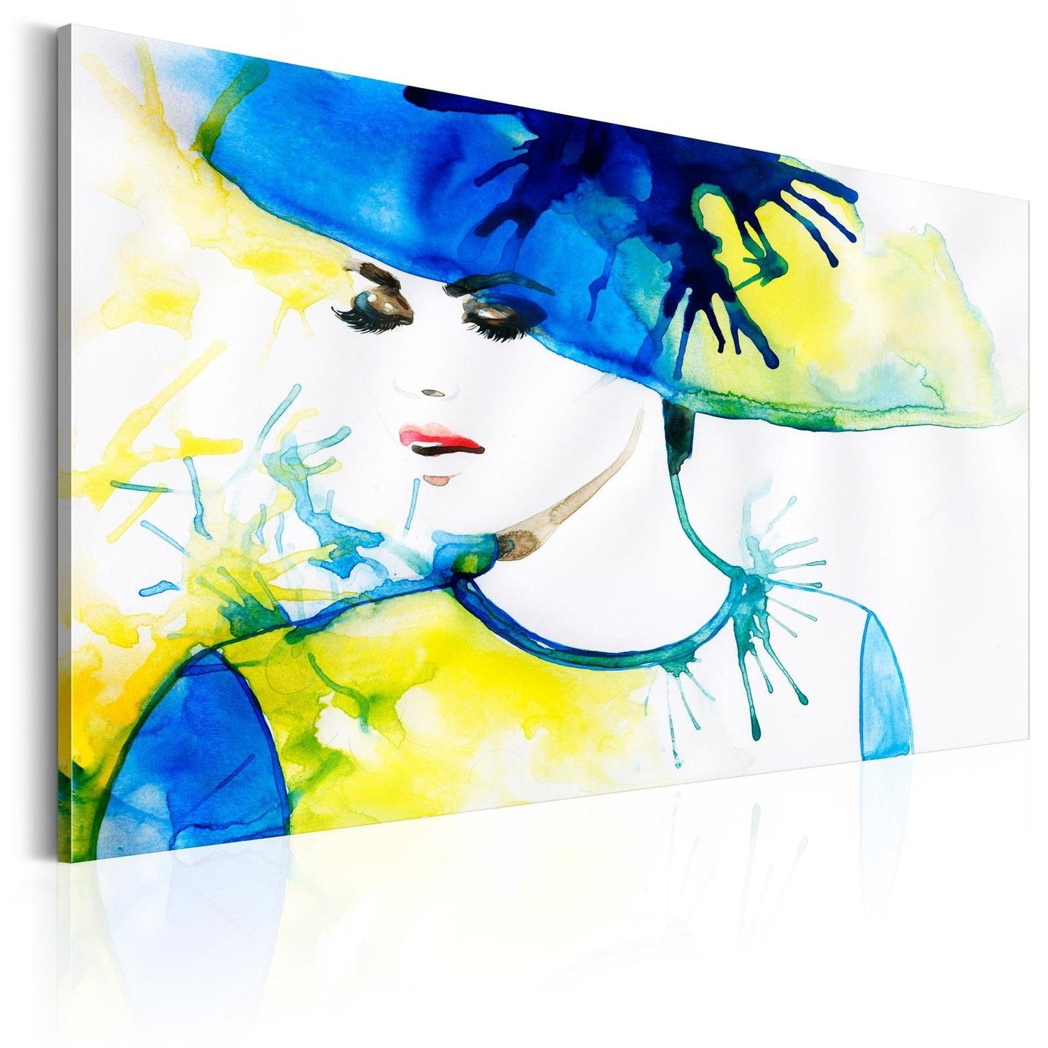 Abstract Stretched Canvas Art - Spring Elegance-Tiptophomedecor