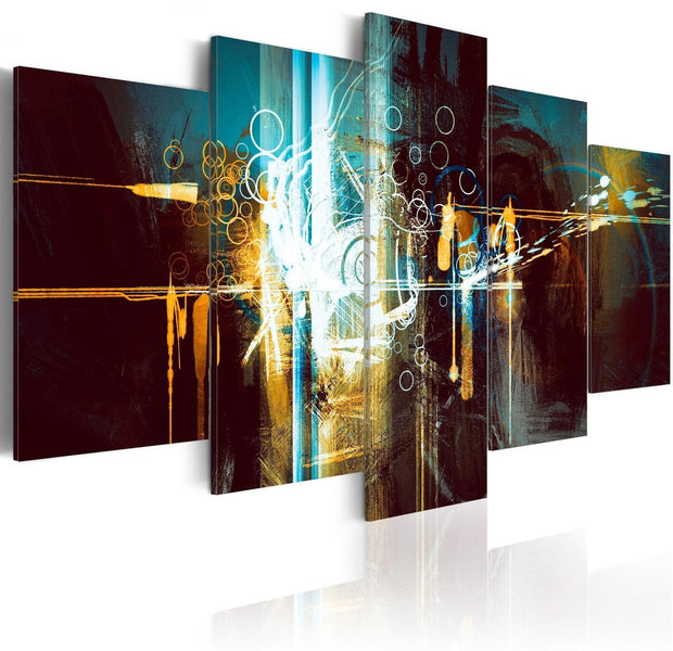 Abstract Stretched Canvas Art - Stellar Chariot-Tiptophomedecor