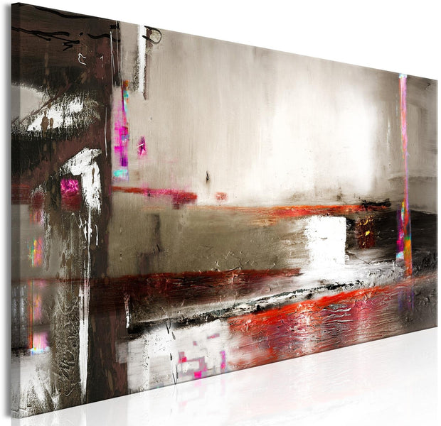 Abstract Stretched Canvas Art - Storm Narrow-Tiptophomedecor