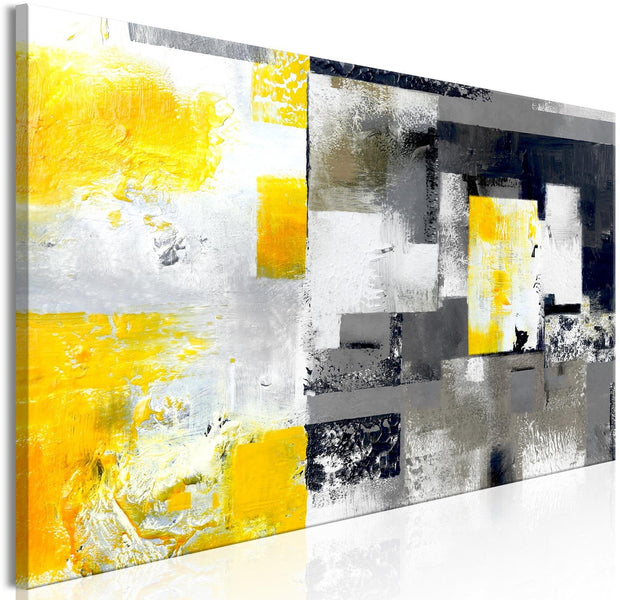 Abstract Stretched Canvas Art - Sun Mine Narrow-Tiptophomedecor