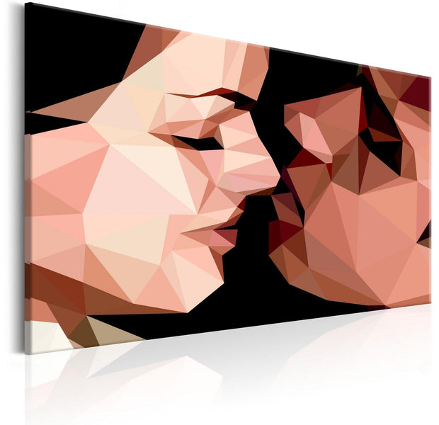 Abstract Stretched Canvas Art - Symmetry Of Love-Tiptophomedecor