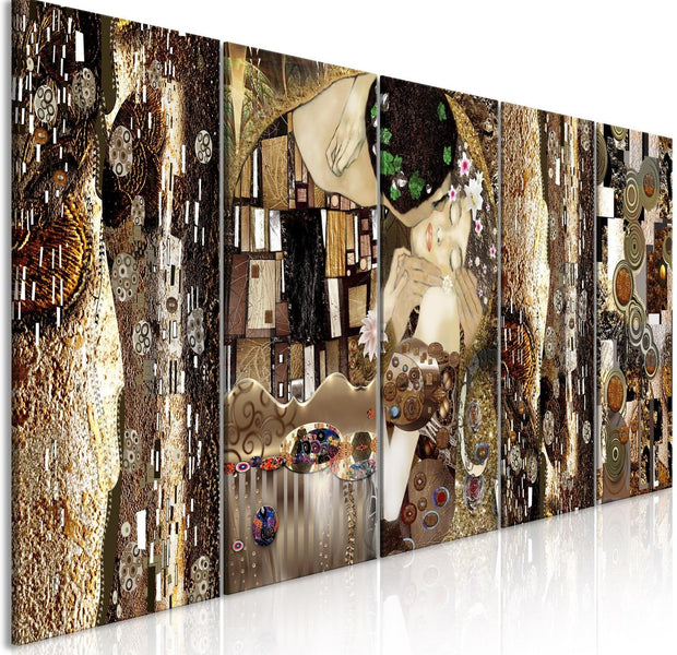 Abstract Stretched Canvas Art - Together Forever Narrow-Tiptophomedecor