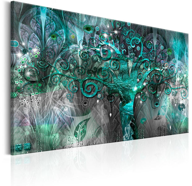 Abstract Stretched Canvas Art - Tree Of The Future-Tiptophomedecor