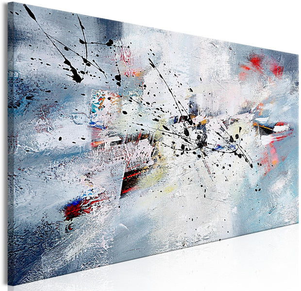 Abstract Stretched Canvas Art - Winter Narrow-Tiptophomedecor