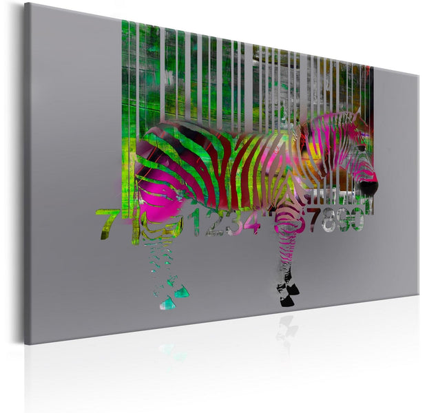 Abstract Stretched Canvas Art - Zoo Of Modernity-Tiptophomedecor