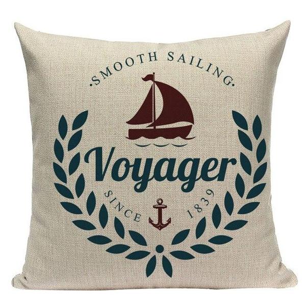Anchor Ship Coastal Sea Sail Ocean Pillow Cases-TipTopHomeDecor