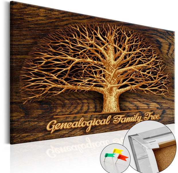Decorative Pinboard - Family Tree [Corkboard]-TipTopHomeDecor