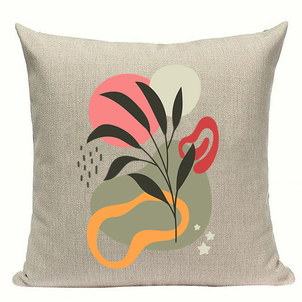 Mid Century Organic Shapes Boho Cushion Covers-TipTopHomeDecor