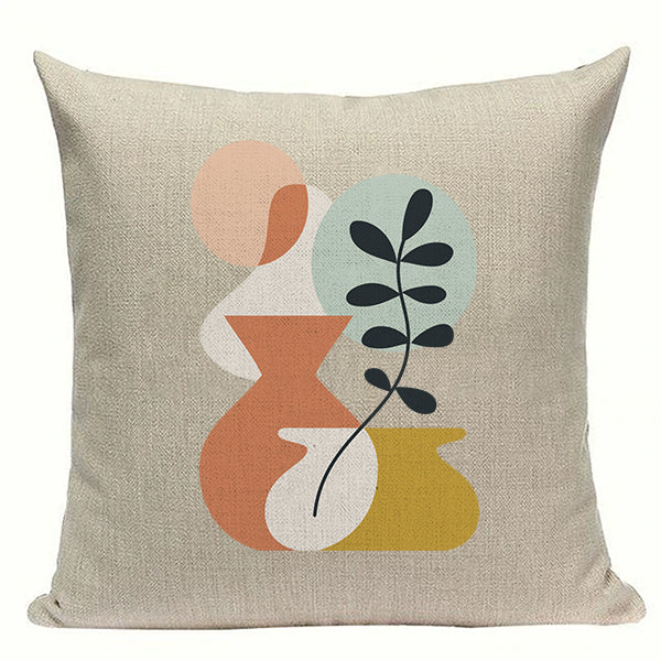 Modern Mid Century Boho Line Art Cushion Covers-TipTopHomeDecor