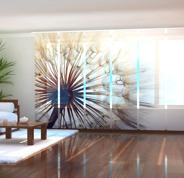 Tiptophomedecor Set of 6 Panel Blinds Amazing Dandelion