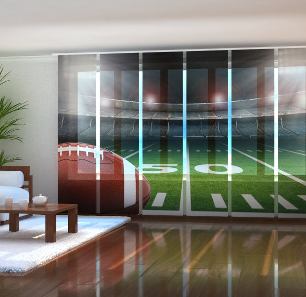 Tiptophomedecor Set of 6 Panel Blinds American Football