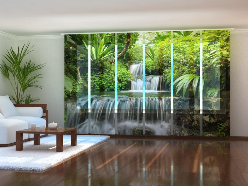 Tiptophomedecor Set of 6 Panel Blinds Bali Freshness