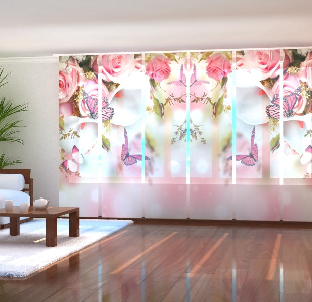 Tiptophomedecor Set of 6 Panel Blinds Kiss of Spring