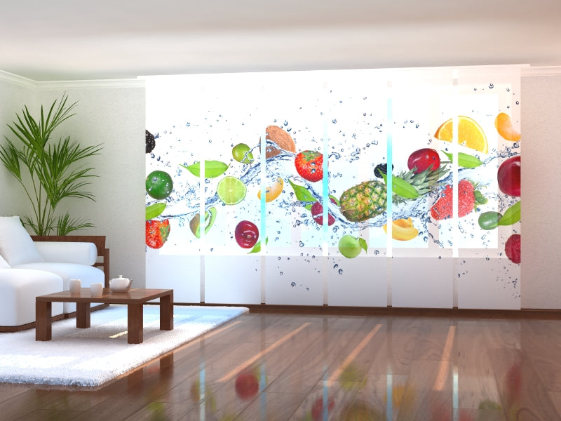 Tiptophomedecor Set of 6 Panel Blinds Wave of Freshness