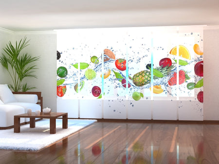 Tiptophomedecor Set of 6 Panel Blinds Wave of Freshness