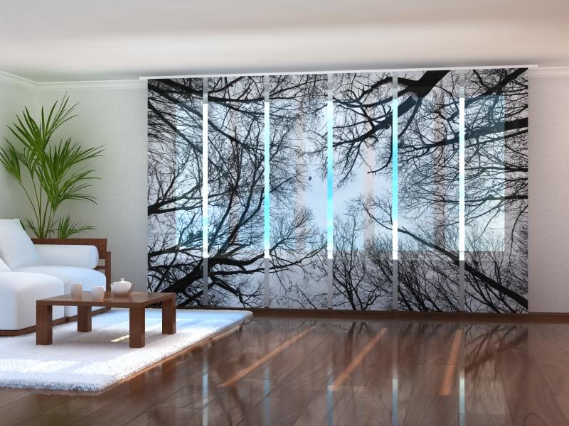 Tiptophomedecor Set of 6 Panel Blinds February sky