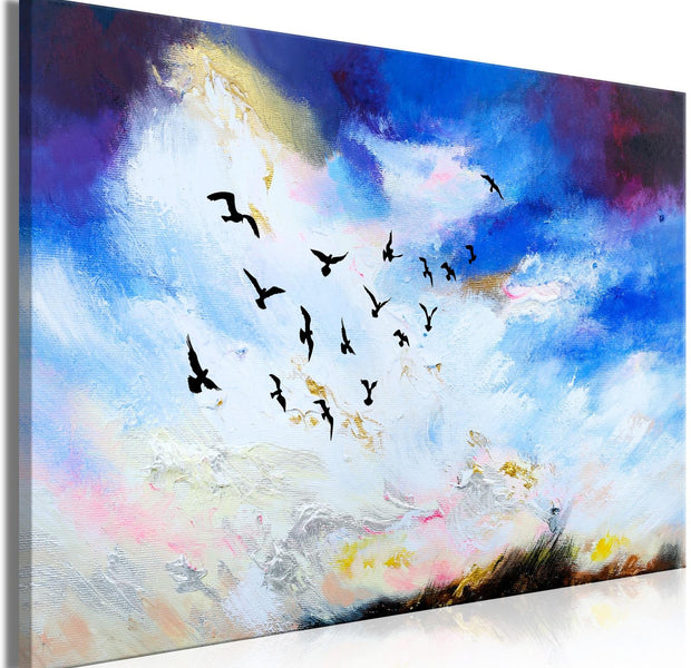 Abstract Canvas Wall Art - Autumn Is Coming - Stretched & Framed Ready To Hang Art-Tiptophomedecor