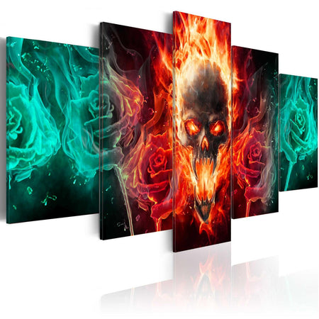 Canvas Print - Dark fires