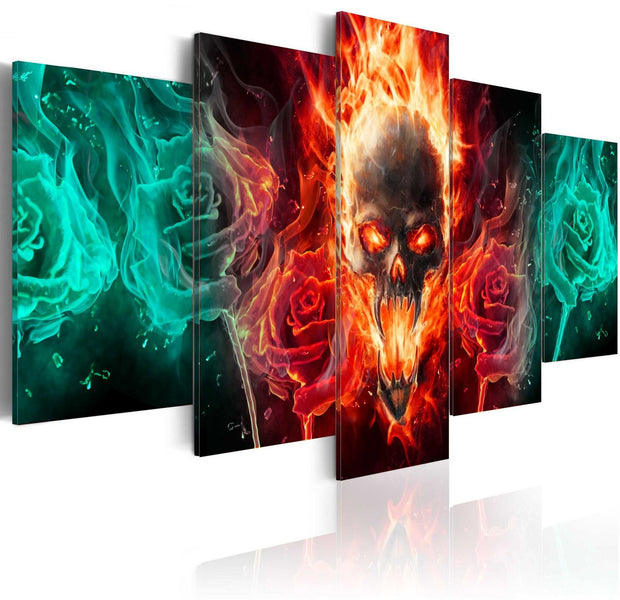 Canvas Print - Dark fires
