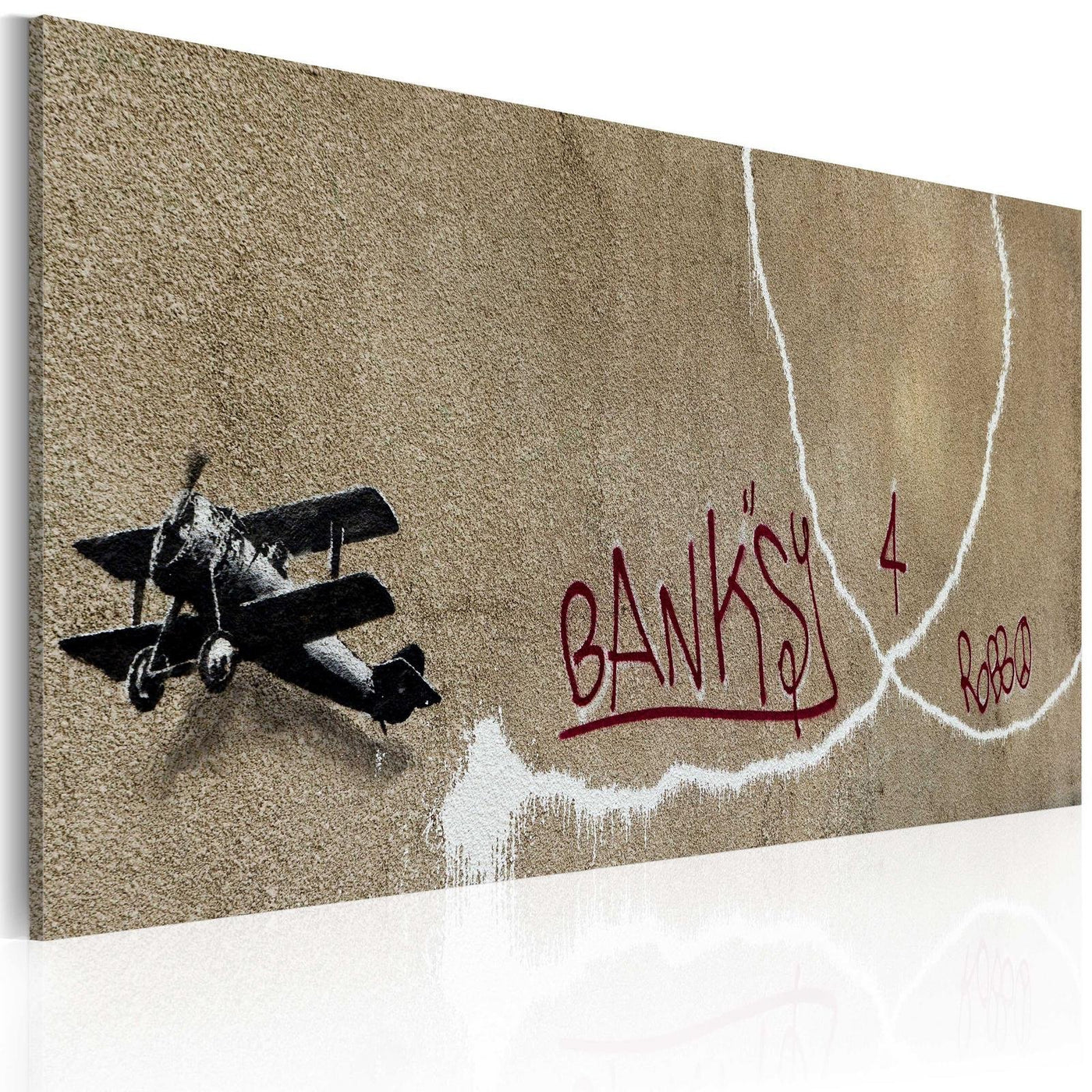 Canvas Print - Love plane (Banksy)