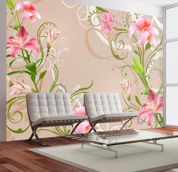 Wall mural - Subtle beauty of the lilies