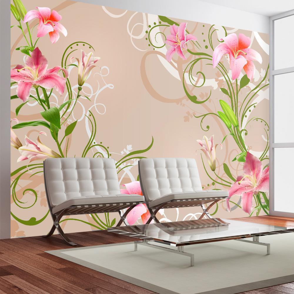 Wall mural - Subtle beauty of the lilies