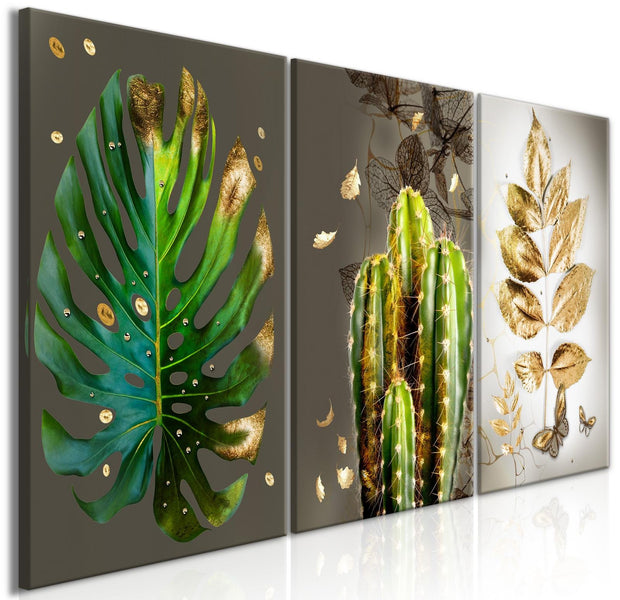 Stretched Canvas Nordic Art - Covered in Gold