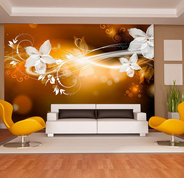 Wall mural - Snow flower