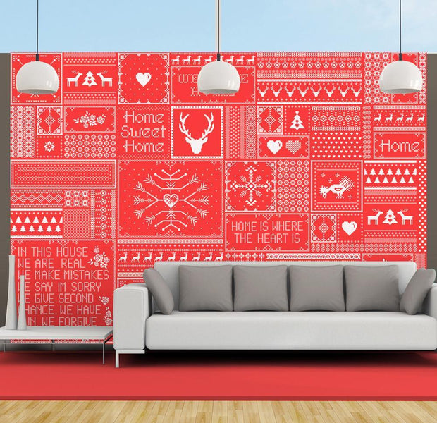 Wall mural - Norwegian composition