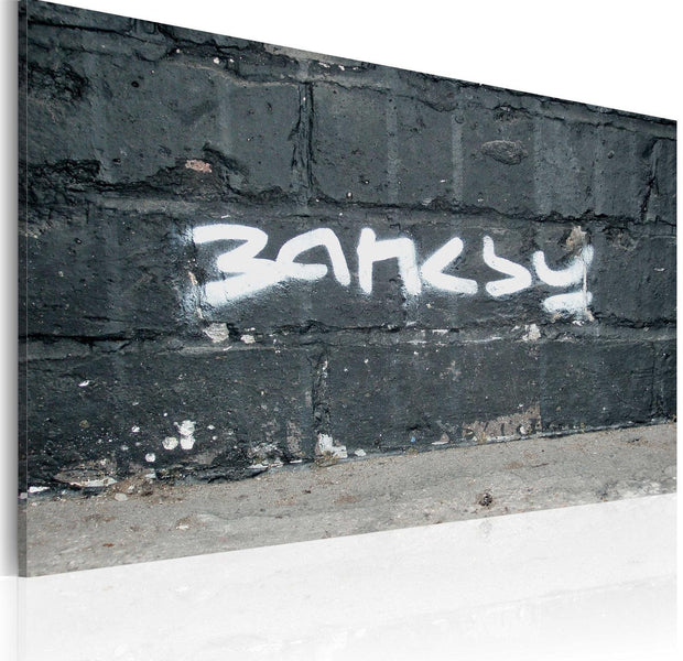 Canvas Print - Banksy: signature