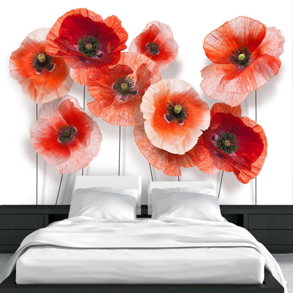 Wall mural - Nine poppies