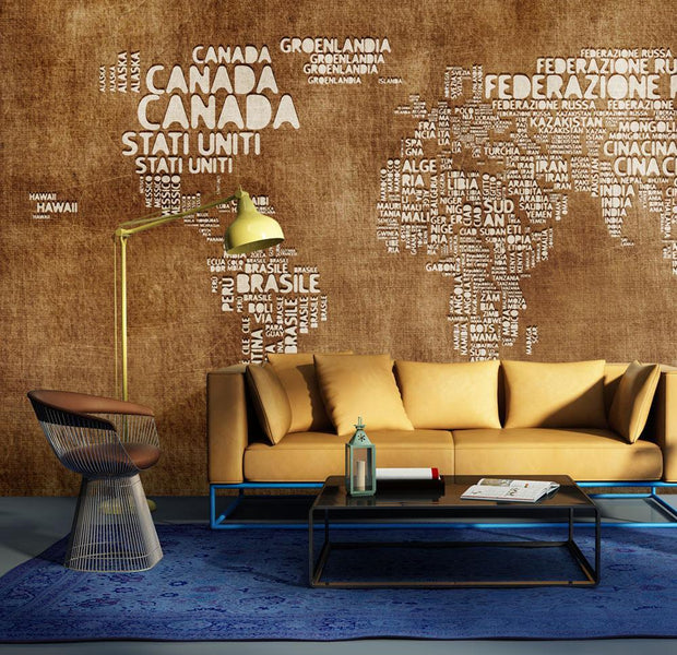 Wall mural - Antique Italian map