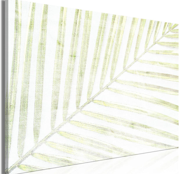 Stretched Canvas Botanical Art - Palm Leaf - Stretched & Ready To Hang Art-Tiptophomedecor