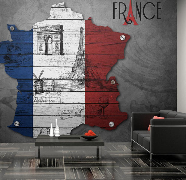 Wall mural - France (symbols)