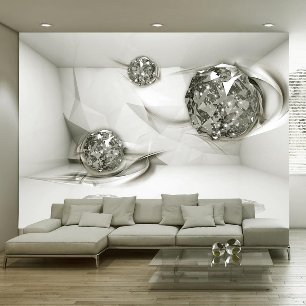 Wall mural - White topazes
