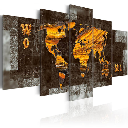 Canvas Print - Hidden Treasure (World Map)