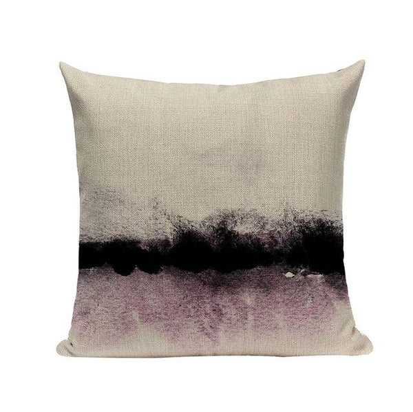 Abstract Ink Watercolor Throw Pillow Covers-Tiptophomedecor
