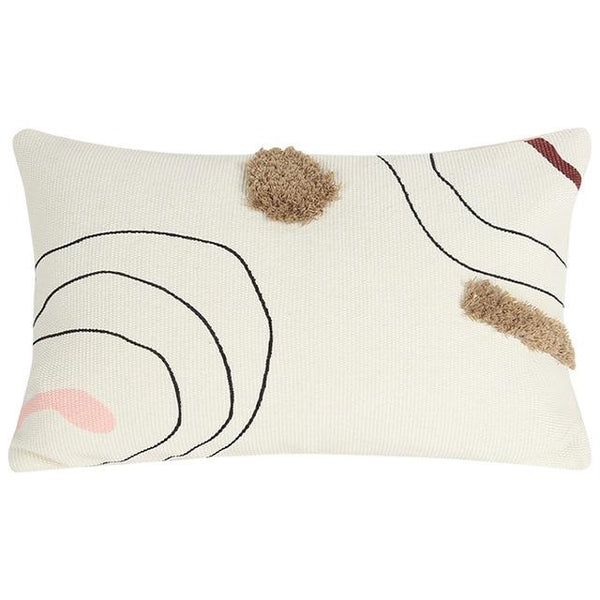 Abstract Lines Embroidered Cushion Covers-TipTopHomeDecor