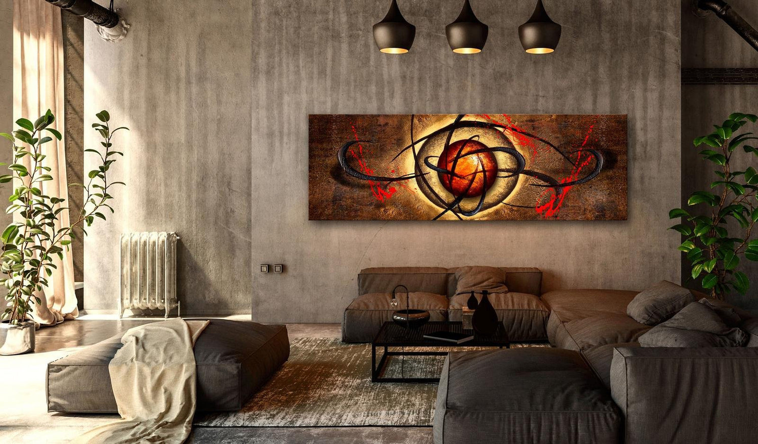 Abstract Stretched Canvas Art - Devil'S Eye-Tiptophomedecor