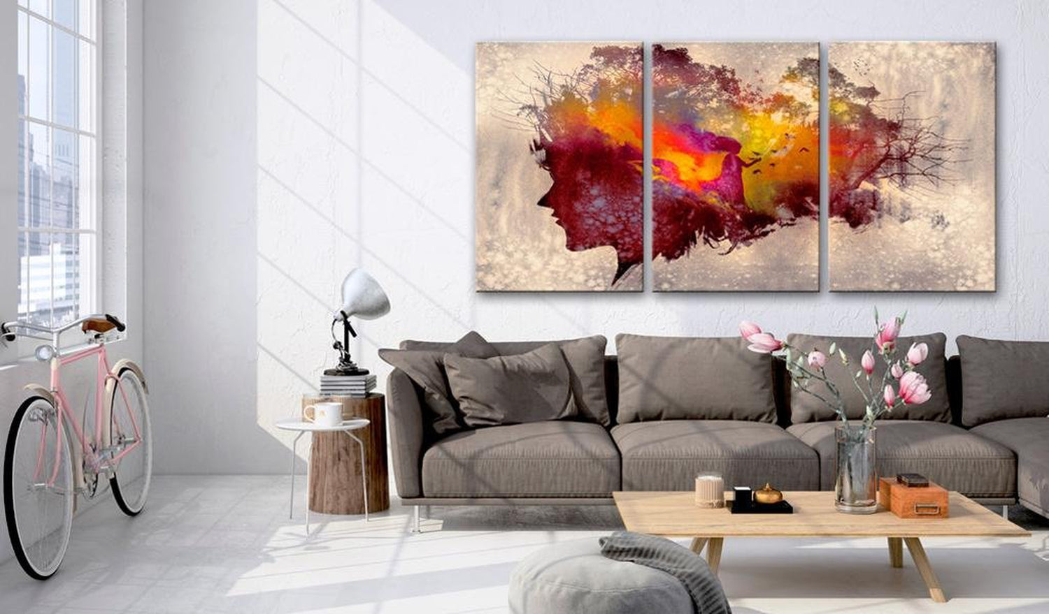 Abstract Stretched Canvas Art - Mysteries Of The Forest-Tiptophomedecor