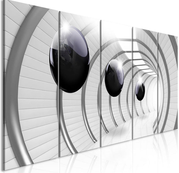 Abstract Stretched Canvas Art - Space Tunnel Narrow-Tiptophomedecor