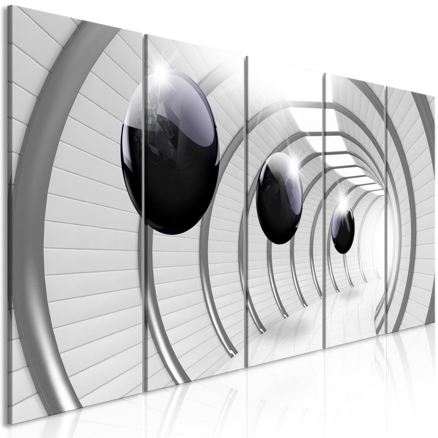 Abstract Stretched Canvas Art - Space Tunnel Narrow-Tiptophomedecor