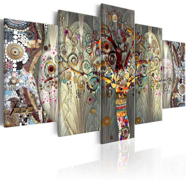 Abstract Stretched Canvas Art - Tree Of Life-Tiptophomedecor