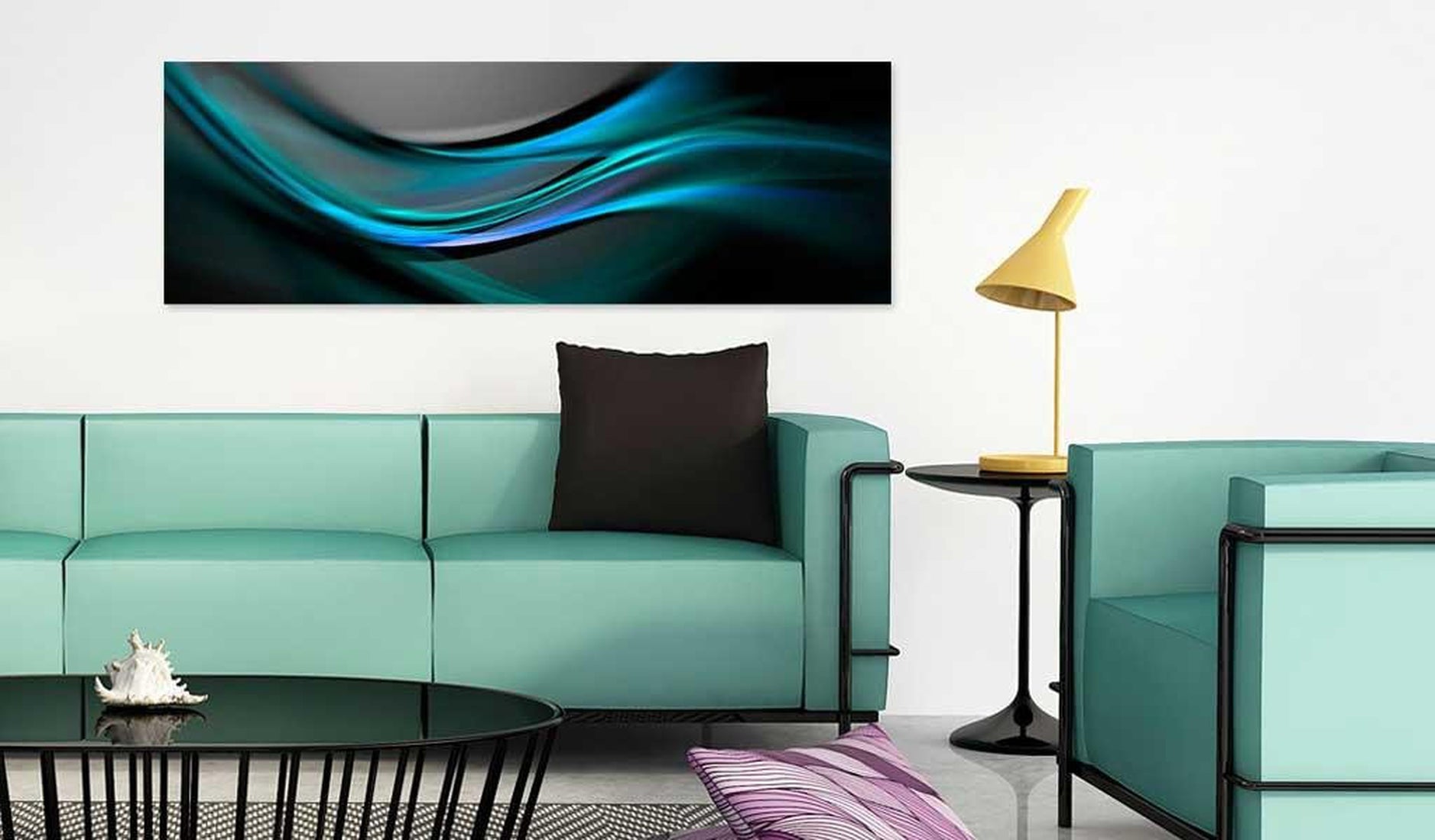 Abstract Stretched Canvas Print - Felicity-Tiptophomedecor