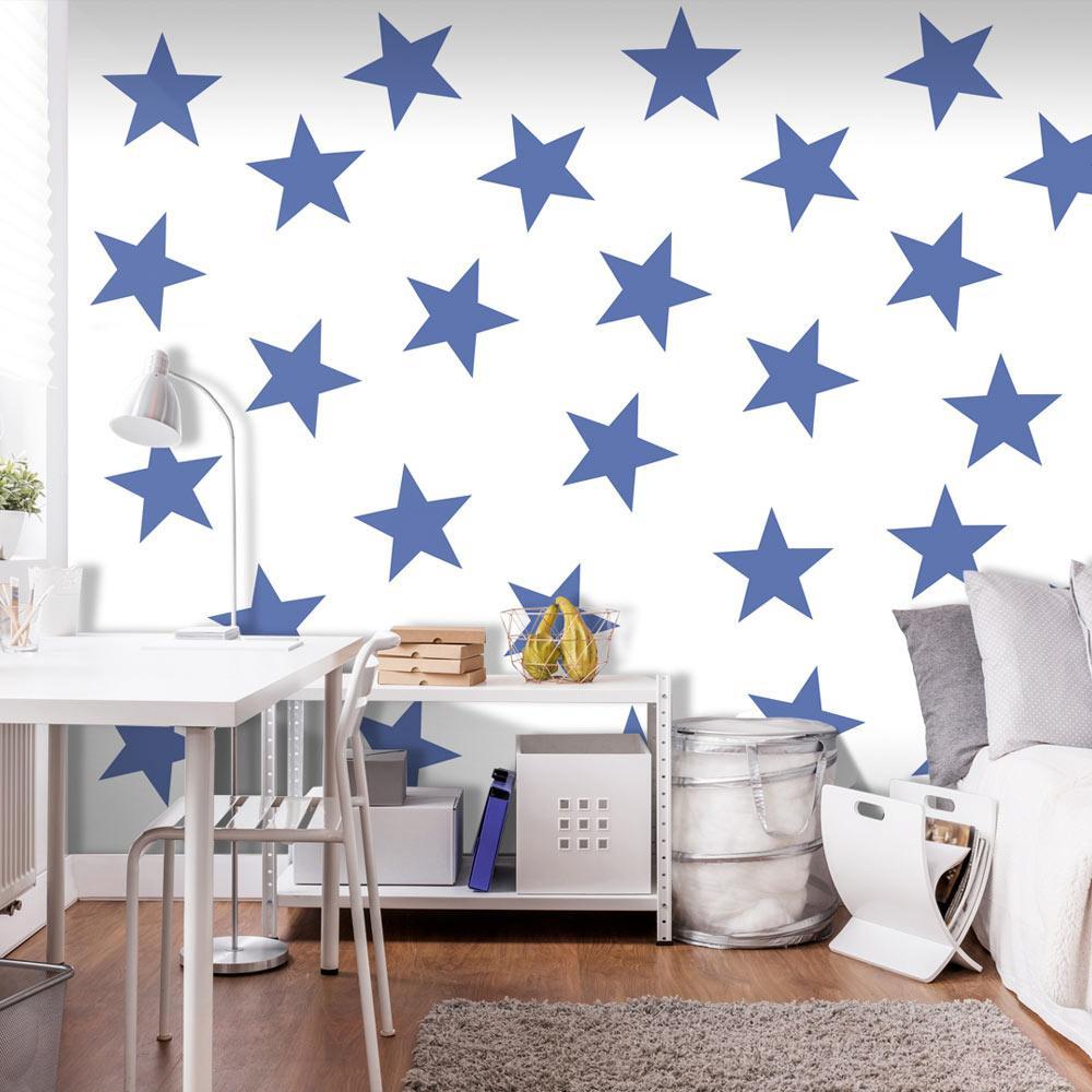 Wall mural - Blue Star-TipTopHomeDecor