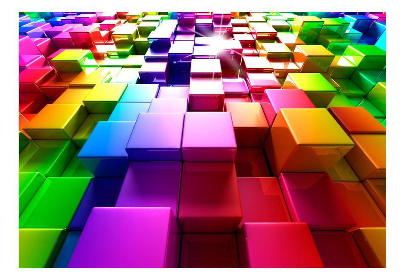 Wall mural - Colored Cubes-TipTopHomeDecor