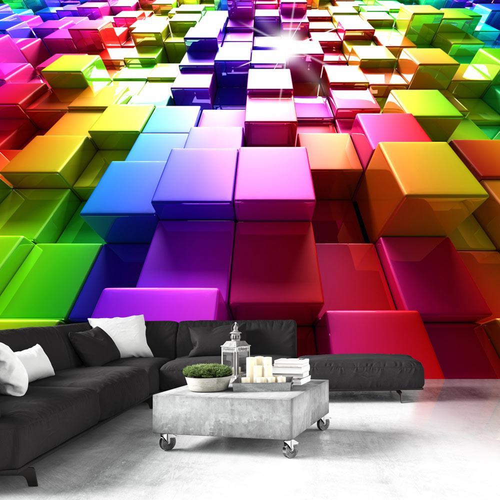 Wall mural - Colored Cubes-TipTopHomeDecor