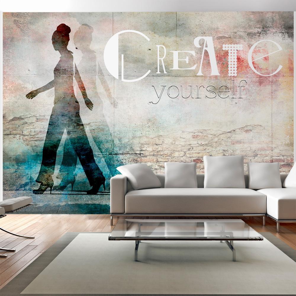 Wall mural - Create yourself-TipTopHomeDecor